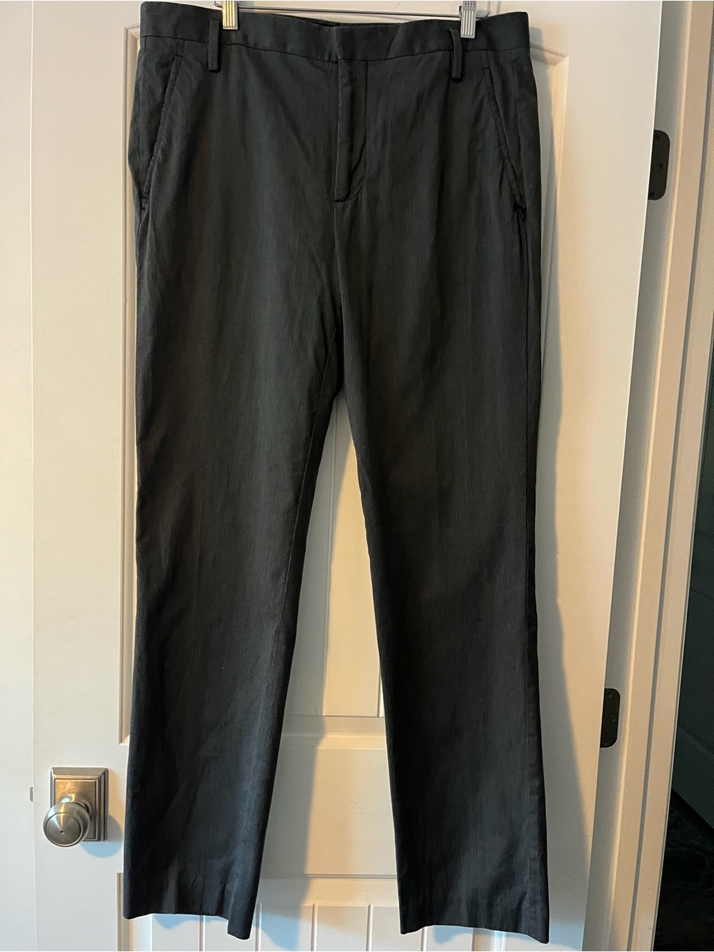 Marc By Marc Jacobs Men's Dark Gray Dress Pants - Straight Leg